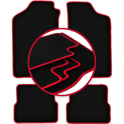 CARLUX-RED automatten voor: Volkswagen Jetta II sedan (1984-1992)