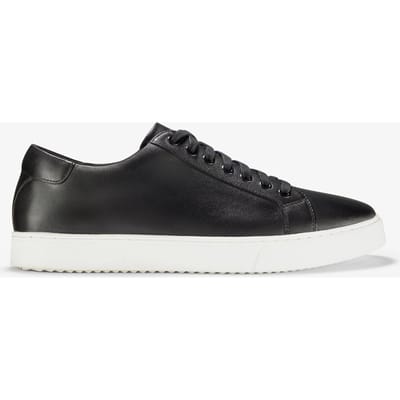 Lockton Leren Sneakers in Zwart met Veters