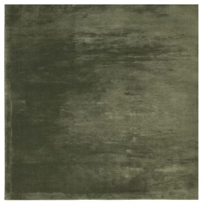 vidaXL - Vloerkleed - HUARTE - laagpolig - zacht - wasbaar - 120x120 - cm - bosgroen