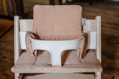 Pure Baby Love - Kussenset - Zitkussen en Rugkussen voor de Stokke Tripp Trapp stoel - Terracotta