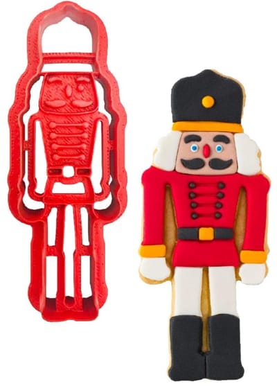 Decora 0255045 PLASTIC NOTENKRAKER, rood