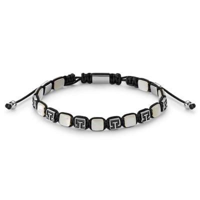 Atlantis | 7 mm Kralenarmband van Paarlemoer en Roestvrij Staal