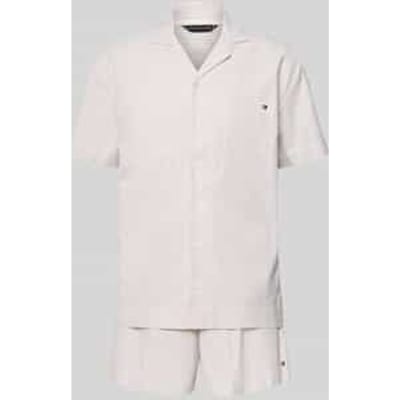 Tommy Hilfiger Ss Woven Short Set Caramel Oxford Taglia: L | Pantaloncini Outlet | Uomo | Marrone