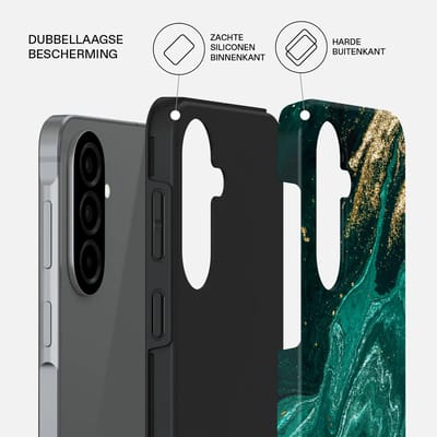 Burga Tough Backcover geschikt voor Samsung Galaxy A57 (5G) - Emerald Pool