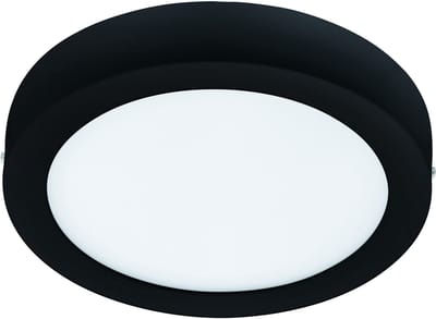 EGLO connect.z Fueva-Z Smart Opbouwlamp - Ø 21 cm - Zwart/Wit - Instelbaar wit licht - Dimbaar - Zigbee