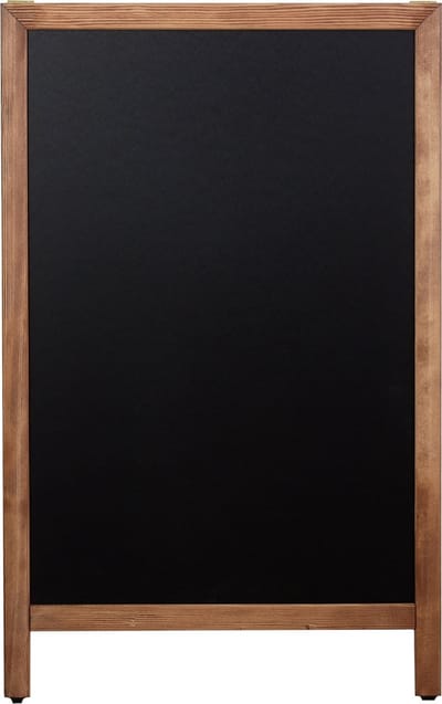 Europel - Stoepbord Deluxe - Krijtbord - Dennenhout - 66 x 104cm - Geschikt voor binnen en buiten