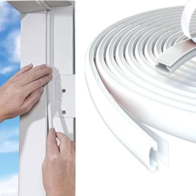 Zelfklevende Tochtstrip Rubber - Geluidsisolatie en Bescherming voor Ramen en Deuren - 6 Meter