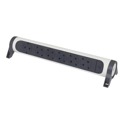 Legrand Premium Stekkerdoos 6x2P+A Zonder Snoer (Europese Stekkerdoos) - 694547 [5 stuks]