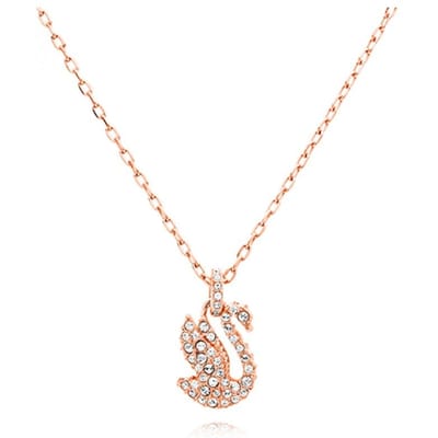 Swarovski Zwaan Kleine Ketting Damesketting 5647555 Box (Random Color) beige