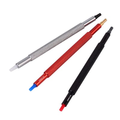 Dailygoods- Horlogehandduwer Set van 3 - Roestvrij Staal - Montage Tool - Horloge Reparatieset - Voor Horlogemaker - 5 Gaten van Verschillende Grootte