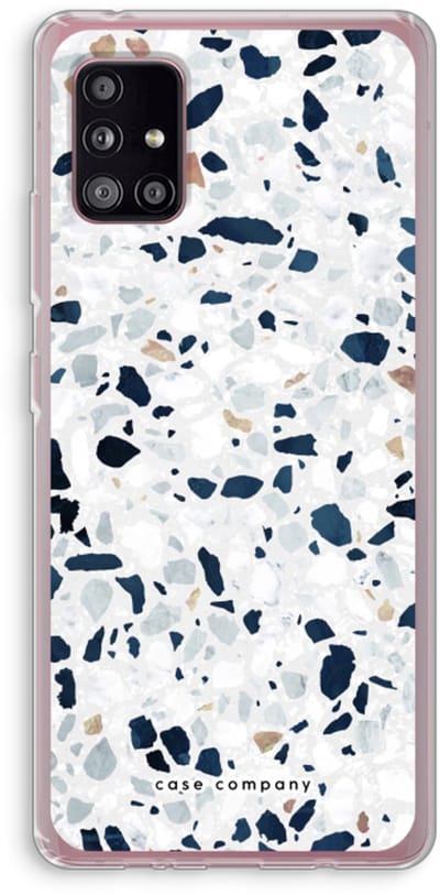 Case Company® - Hoesje geschikt voor Samsung Galaxy A51 5G hoesje - Terrazzo N°1 - Soft Cover Telefoonhoesje - Bescherming aan alle Kanten en Schermrand