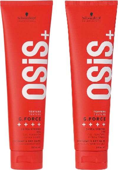 Schwarzkopf Professional OSiS+ G. Force Texture Styling Gel - voordeelverpakking - 2 x 150ml
