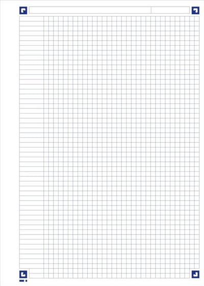 Notitieblok A4 Gelinieerd met Spiraalbinding en 4-voudige Perforatie - 160 Pagina's