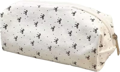 Etui - Opbergtasje Pennen - Multifunctioneel Gebruik - Grote Capaciteit - 19x7x6 cm - Wit