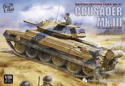 Border Model Modelbouwpakket Militaire voertuigen - BT012 Crusader Mk.III - British Cruiser Tank Mk. VI Plastic - 1:35 - Modelbouw