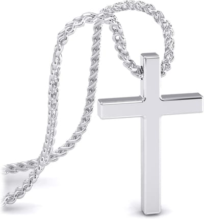 SERASAR Heren Roestvrijstalen Ketting [Lord] - Zilver 50cm - Hals Sieraden Kettinghanger
