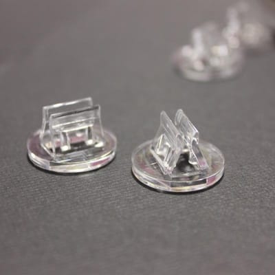 10Stuks 20Stuks 50Stuks Transparante Plastic Kaartenstandaard Basis Unieke Transparante Vaste Props Voor 2Mm Papierhouder Bordspellen Kaarten gray