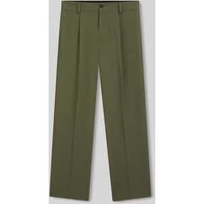 relaxed fit pantalon met bandplooien