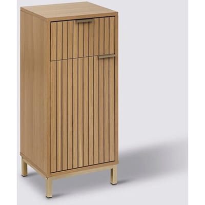 5five Laag kast Tasso - Bamboe, MDF, 33 x 28 x 80 cm