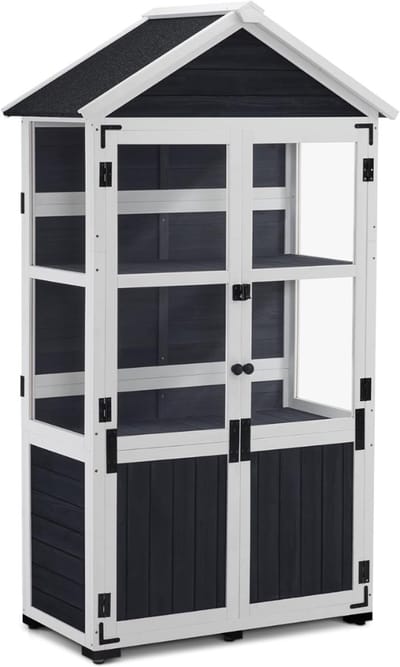 MRKK® Tuinkast Hout - Tuinkist - Tuinkasten voor Buiten - Tuinberging