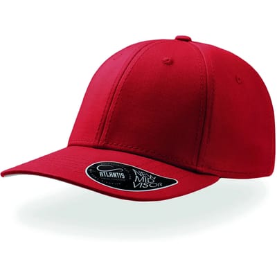 Atlantis Headwear Pitcher - Baseball Cap AT635 - RED/GREY - S/M