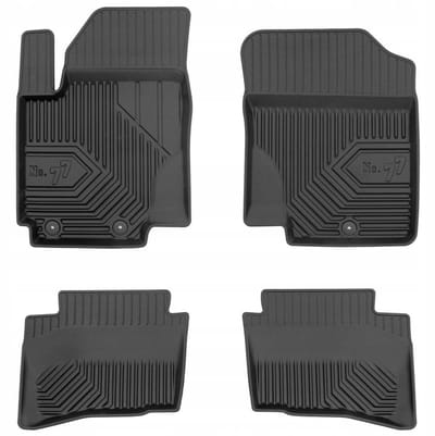 **FROGUM No.77 - Automatten - HYUNDAI i20 I automat - Perfecte pasvorm - Verhoogde rand 4 cm - Geurloos TPE