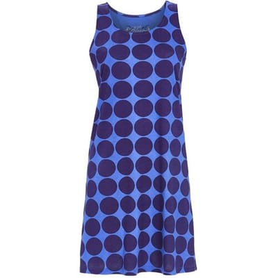 Blauw stippen nachthemd van Ringella - Blauw - Maat - 36