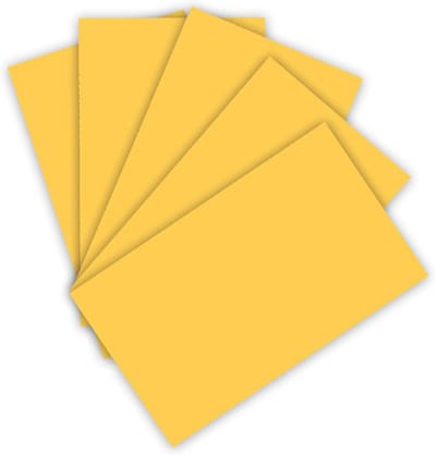 Gekleurd Papier - Knutselpapier Tekenpapier - Creatieve Projecten - Glanzend Effect - DIN A3 - Goud