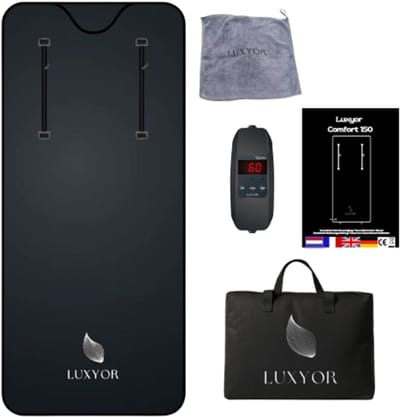 Luxyor - Comfort 150 - Infrarood deken - Saunadeken - Infraroodtherapie - Fibromyalgie - Reuma - Infraroodlamp - Sauna