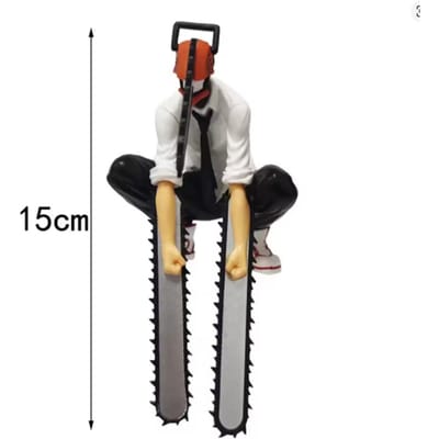 chainsaw man anime figuur power denji actiefiguur pvc chainsaw man power beeldje pvc volwassen verzamelmodel poppen speelgoed black