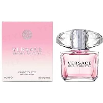 VERSACE Sample Set, Pink Radiance Crystal Diamond Pink Diamond Eau De Toilette Pomelo Pioenroos Lotus 5ml