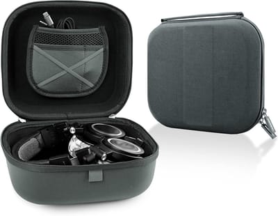 Hoofdzak voor Audio-Technica ATH-M50X en ATH-GDL3 Hoofdtelefoons, Beschermende Hardcase met Opslag voor Kabel en Oplader, Ideaal voor Reizen en Bescherming