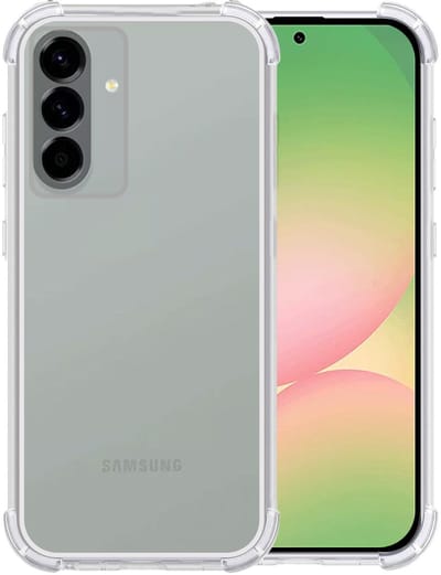 Hoesje geschikt voor Samsung A56 transparant Anti Shock silicone hoesje