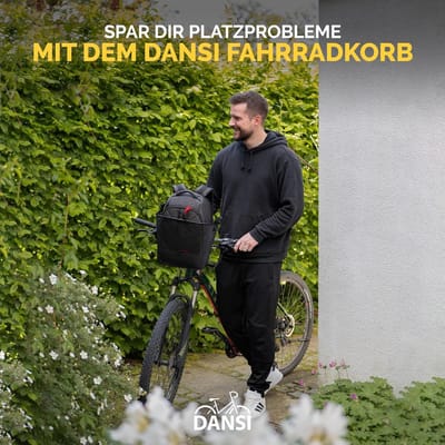 Fietsmand voorzijde met Express klikhouder - 33 x 26 x 27 cm - stuurmand fiets