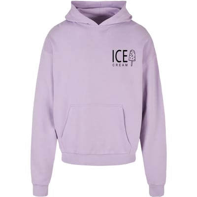 Merchcode - Ice Cream Oversized Hoodie/trui - M - Lila