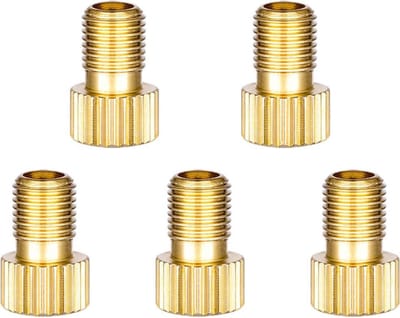 MMOBIEL 5 x Fietsventiel Presta naar Schrader Adapter SV AV DV Dunlop Frans ventiel