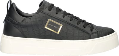 Antony Morato Bold Animal Mmfw01715 Sneakers Heren - Leren Sneaker - Zwart - Maat 41