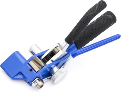 Stropdas Banding Tool - Spanner Cutter - Staal Verbindingen - Handmatig Robuust - 25mm Max Diameter - Blauw