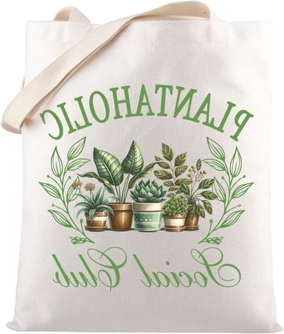 Allecto Plus - Plantenliefhebbers Tote Bag Cadeau voor Kamerplant Fans - Plantenliefhebber Gift met Plant Motief