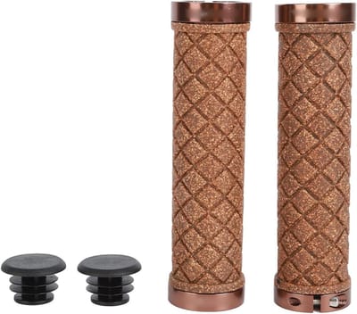 Fietshandvatten - Stuurgrepen - Comfortabel fietsen - Ergonomisch zacht rubber - 22 mm binnendiameter - Zwart