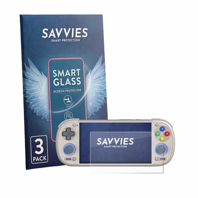 3 Stuks Savvies Screenprotector - geschikt voor Retroid Pocket 6 - beschermfolie glas transparant