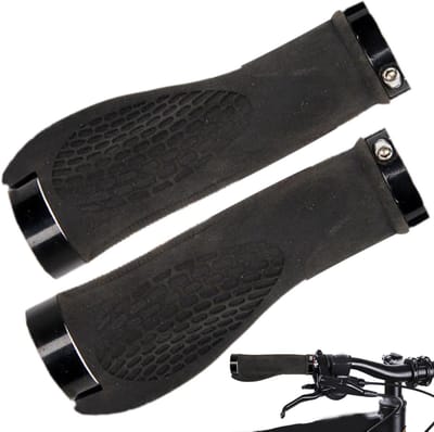 Fiets Stuurgrepen - Stuurwikkelingen - Comfortabel Fietsen - Verbeterde Gripstabiliteit - 22-24mm - Zwart