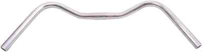 Fietsstuur - Stuurbeugel Roestvrij Staal - Comfortabel Fietsen - Grote Greephoek - 550 mm Breed - Zilver Gepolijst