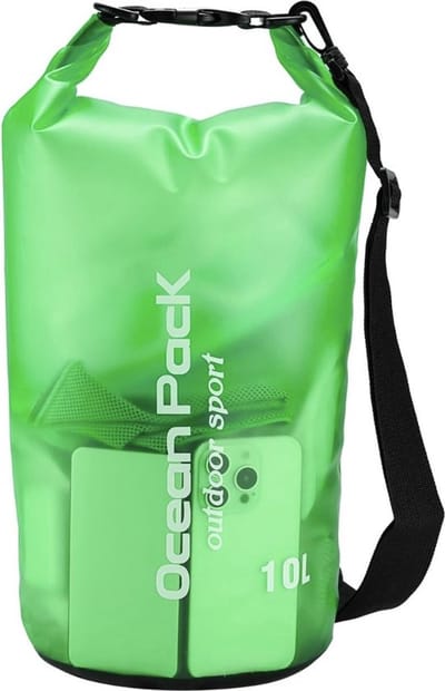 Nixnix® - Waterdichte Tas - Dry bag - 15L - Groen - Ocean Pack - PVC