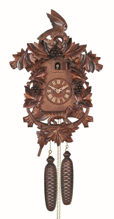 Engstler - 938/8 - Koekoeksklok - 8-daags kettinguurwerk - Notenhout - 46 cm