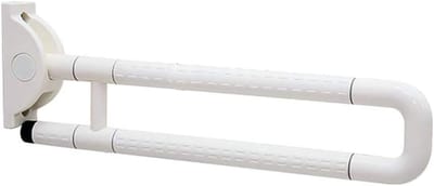Badkamer Handgrepen - Steunbeugels Toilet - Veiligheid Thuis - Verborgen Montage - 60 cm Lengte - Wit