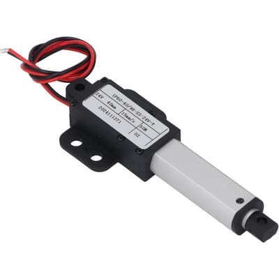 Mini Bewegingsactuator 50N Duwkracht 40MM Slag 15mms Snelheid 24V Elektrische Kleine Lineaire Actuator