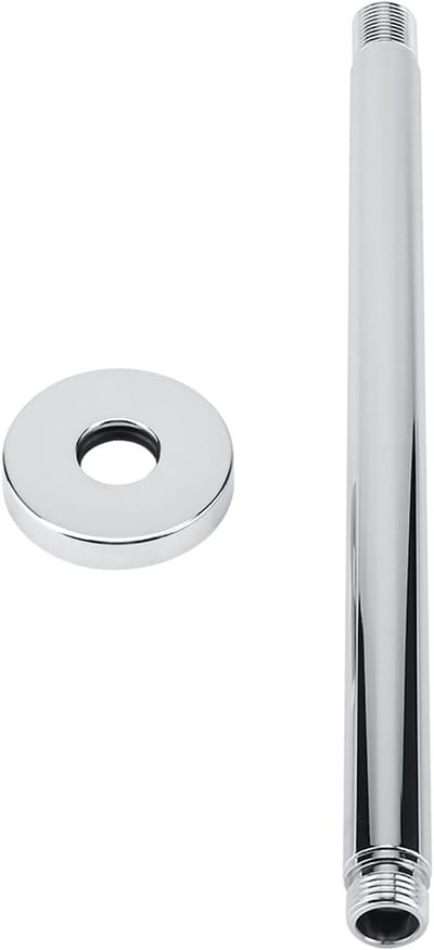 Ceiling Mounted Douchekop Uitbreiding, RVS Douchestang 30 cm, Verstelbare Douchearm voor Luxe Badkamer