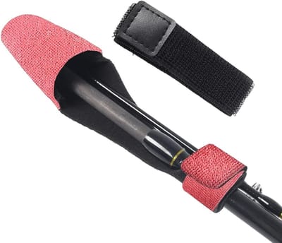 Hengelbescherming Set - Vishengel Accessoires - Vissen Beschermen - Antislip Schuim - 15x7 cm - Roze