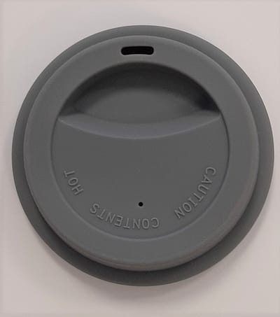 EIZOOK Koffie Thee beker deksel - Antraciet Grijs - Siliconen - Multifunctioneel - herbruikbaar